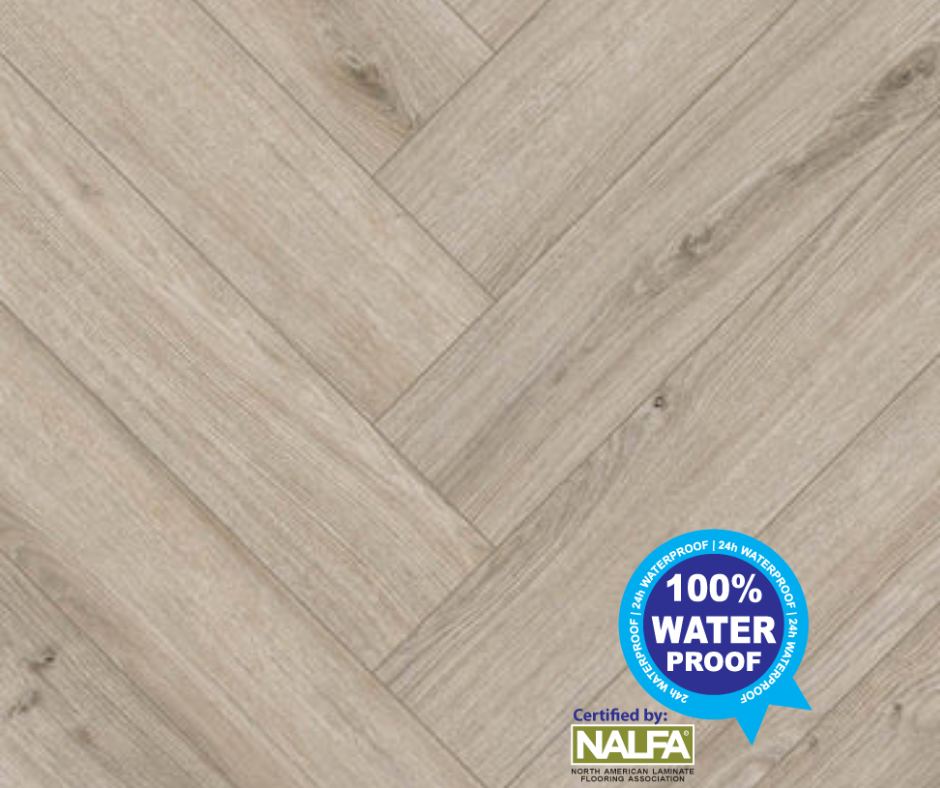 Водоустойчив ламиниран паркет Herringbone №0279 4V AC5/8mm (рибена кост)