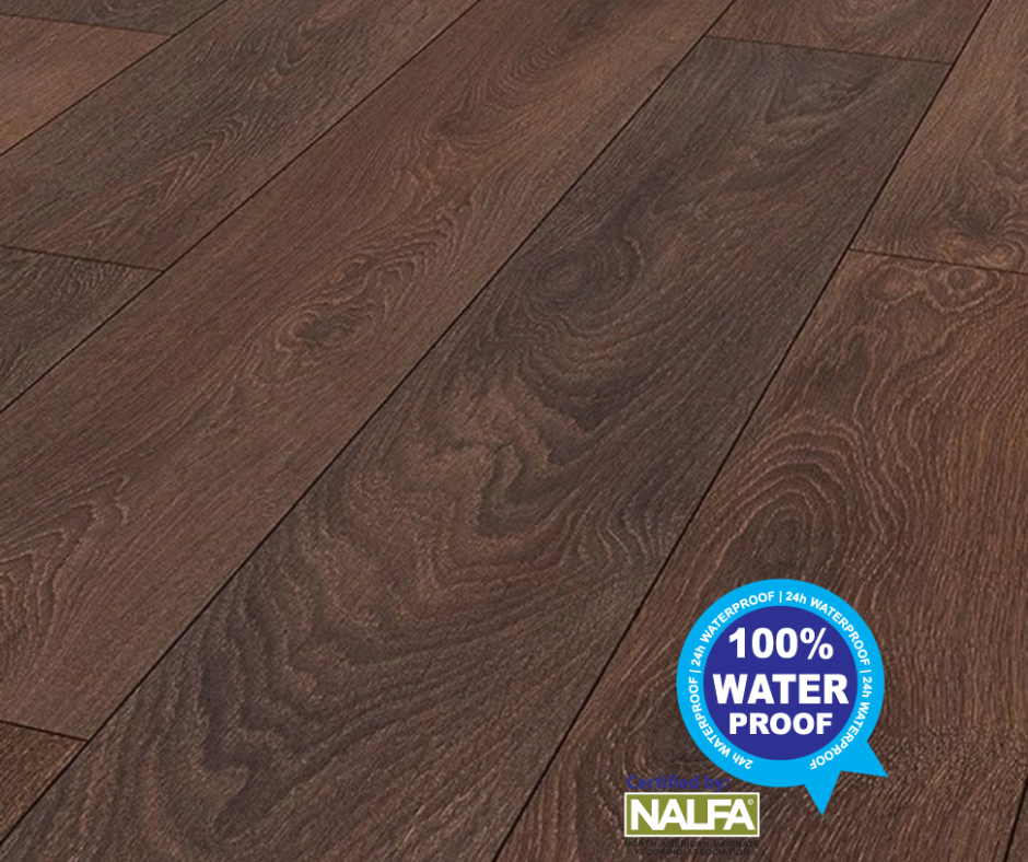 Tarkett waterproof vinyl flooring №107364 Graphite 5.5mm/31 class 4V