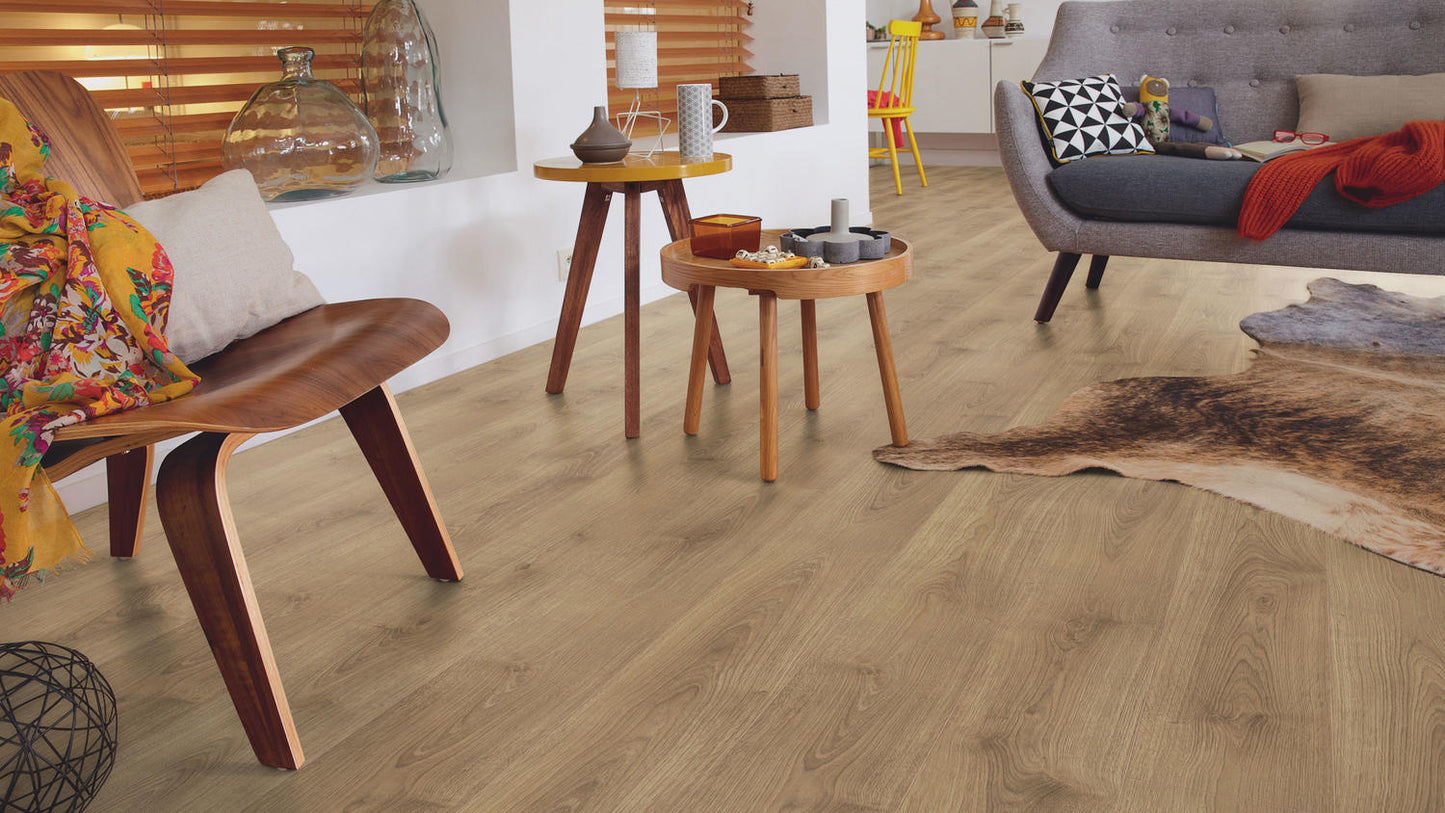 Waterproof laminate TARKETT 107681 Oak Hometown AC5/33 class 10mm 4V