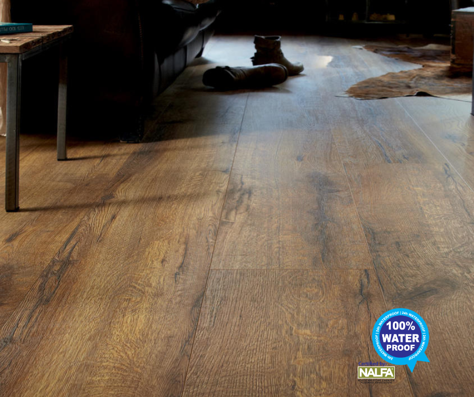 Waterproof laminate TARKETT 107676 Polar Star AC5/33 class 10mm 4V