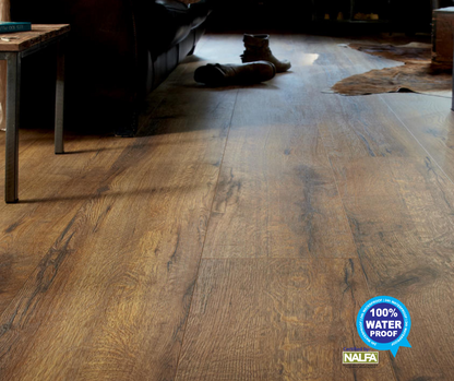 Waterproof laminate TARKETT 107676 Polar Star AC5/33 class 10mm 4V